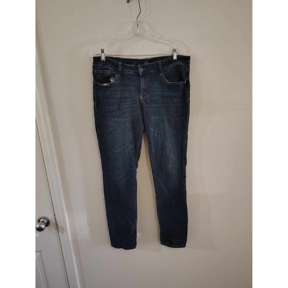 SO Skinny Jeans Dark Wash Denim Pants Juniors Size 13 Classic 5-Pocket Stretch
